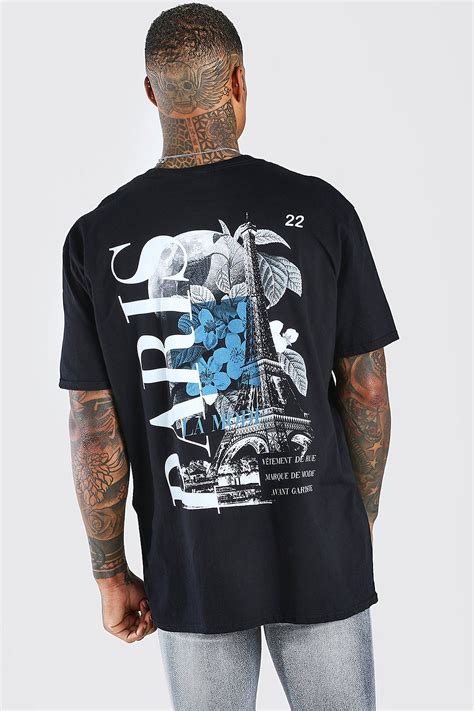 oversize graphic tee men.